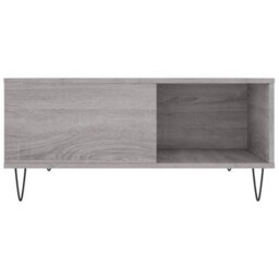 Berkfield Modern Coffee Table Grey Sonoma 80X80X36.5 Cm Engineered Wood - thumbnail 5
