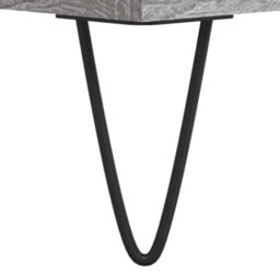 Berkfield Modern Coffee Table Grey Sonoma 80X80X36.5 Cm Engineered Wood - thumbnail 7