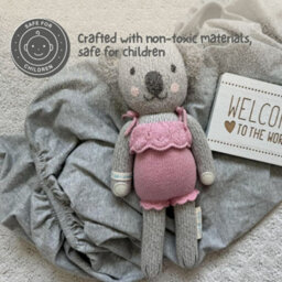 MHG Living 100% Cotton Jersey Fitted Cot Sheet - Soft And Breathable Baby Bedding - Grey & Silver Grey - Fits 120X60Cm - thumbnail 5