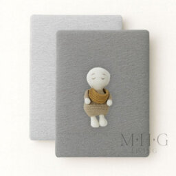 MHG Living 100% Cotton Jersey Fitted Cot Sheet - Soft And Breathable Baby Bedding - Grey & Silver Grey - Fits 120X60Cm - thumbnail 1