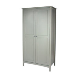 Core Products Como Light Grey 2 Door Wardrobe, H182.0Cm X W94.5Cm X D52.0Cm - thumbnail 1