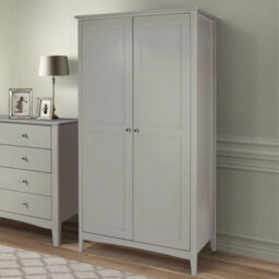 Core Products Como Light Grey 2 Door Wardrobe, H182.0Cm X W94.5Cm X D52.0Cm - thumbnail 7