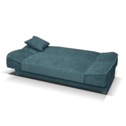 Gabi Turquoise Sofa Bed With Storage Comfortable 3 Seater Couch With Sleeping Function Enjoy17 - thumbnail 2