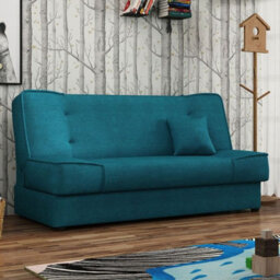 Gabi Turquoise Sofa Bed With Storage Comfortable 3 Seater Couch With Sleeping Function Enjoy17 - thumbnail 3