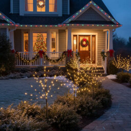 Urbn-Living Urbnliving 110Cm Led Fairy Twig Lights - 80 Warm White Leds Decorative Christmas Tree Lights For Indoor Outdoor Use - thumbnail 5