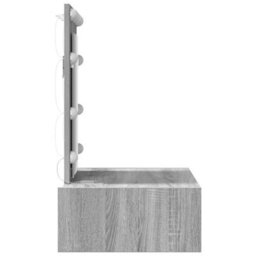 Walplus Dressing Table With Drawer Grey 60 X 40 X 70 Cm Engineered Wood - thumbnail 6