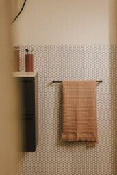 Cosmic Bathroom Accessory Set, Black Matt, 5 Pieces, 2X Hooks, Toilet Brush And Holder, Toilet Paper Holder, Towel Rail - thumbnail 9