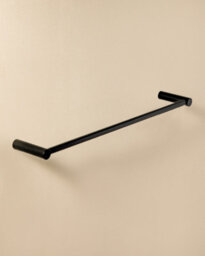Cosmic Bathroom Accessory Set, Black Matt, 5 Pieces, 2X Hooks, Toilet Brush And Holder, Toilet Paper Holder, Towel Rail - thumbnail 8