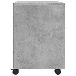 Berkfield Mobile File Cabinet With Wheels Concrete Grey 45X38X54 Cm Engineered Wood - thumbnail 5