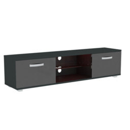 Lassic Vida Designs Cosmo Black 2 Door Led Tv Unit 160Cm Sideboard Cabinet - thumbnail 9