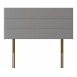 Sealy Kingston Fabric Headboard In Silver Fox Linear Stitched Design Strutted Single, Double, King & Super King Sizes - thumbnail 2