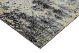Abstract Blue Modern Easy To Clean Dining Room Rug-120Cm X 170Cm - thumbnail 4