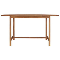 Berkfield Garden Table 150X150X75 Cm Solid Teak Wood - thumbnail 2