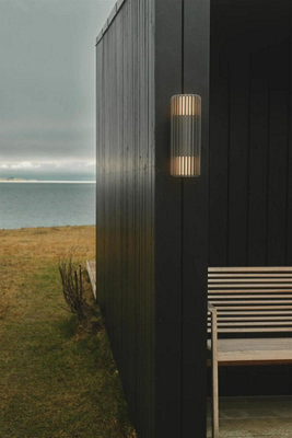 Nordlux Aludra Outdoor Aluminium Wall Light Coastal/marine Safe Black,mains - image 1
