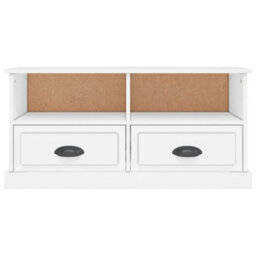 Berkfield Tv Cabinet White 93X35.5X45 Cm Engineered Wood - thumbnail 6