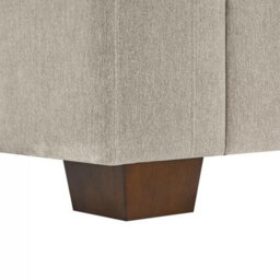 Xample Thomasville Walsen Grey Fabric Corner Sofa With Storage Ottoman, Pocket Coil Cushions, Solid Wood Legs, Removable Back Cushions - thumbnail 6