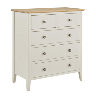 Statement Furniture Pembroke 2 Over 3 Chest Of Drawers - Pebble - image 1