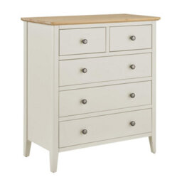 Statement Furniture Pembroke 2 Over 3 Chest Of Drawers - Pebble - thumbnail 1