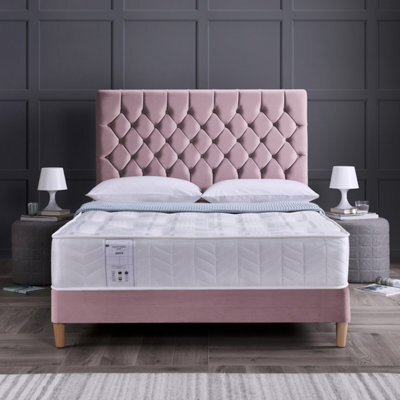 Rest Relax Sleep Onyx Tufted Reflex Ortho Orthopaedic Sprung Mattress - image 1