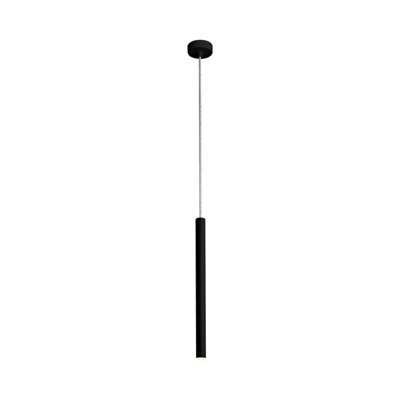 Luminosa Lighting Luminosa Loya Integrated Led Pendant Ceiling Light, Black, 450Lm 3000K