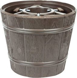Round Planet Christmas Tree Stand With Water Reservoir Brown Large - thumbnail 4