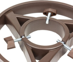 Round Planet Christmas Tree Stand With Water Reservoir Brown Large - thumbnail 6