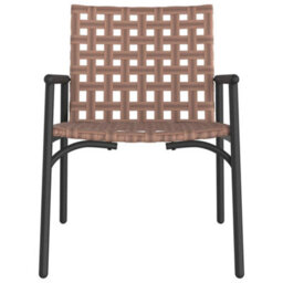 Walplus Garden Chair 2 Pcs Black 79 X 56 X 73.5Cm Poly Rattan - thumbnail 5