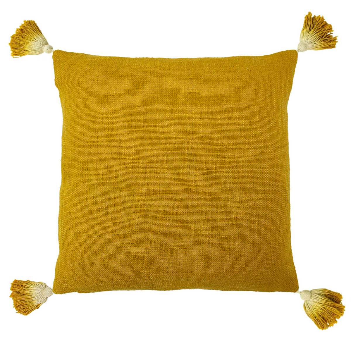 Juniper Ochre Cushion, Square, Yellow Fabric - Barker & Stonehouse - image 1
