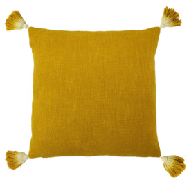 Juniper Ochre Cushion, Square, Yellow Fabric - Barker & Stonehouse - thumbnail 1