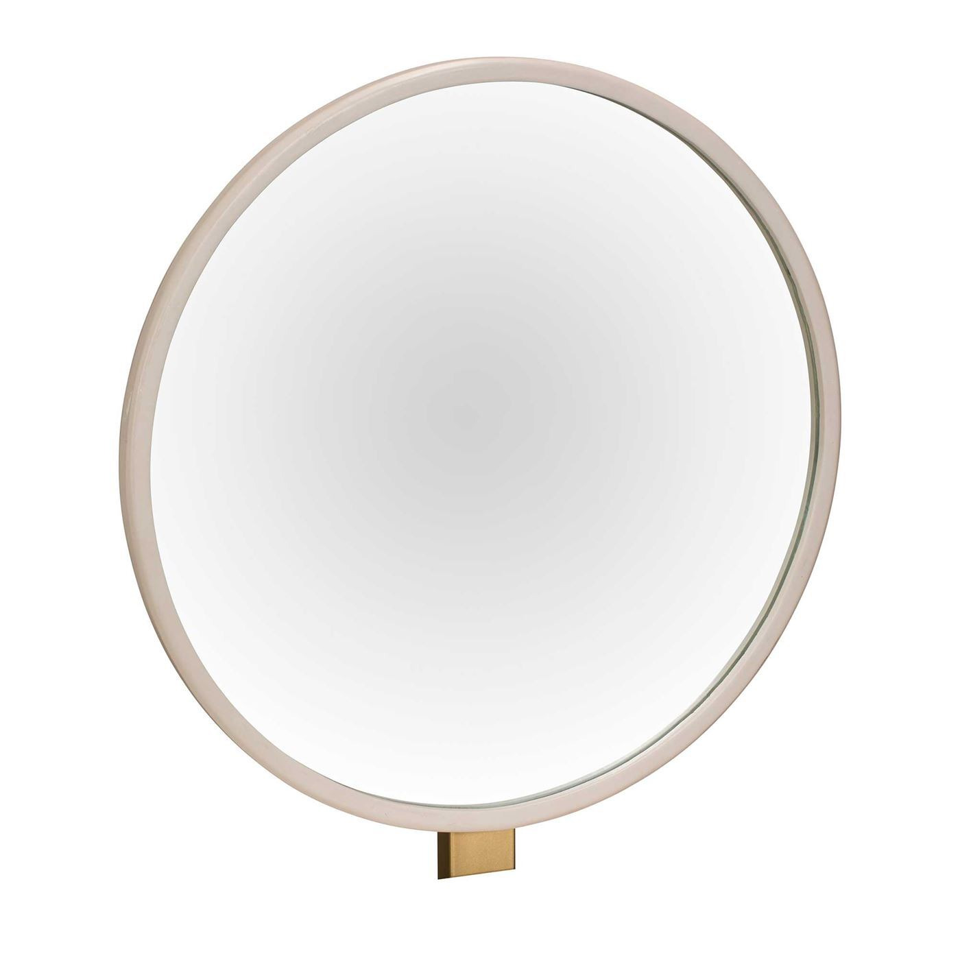 Lucia Gallery Mirror, Round, Neutral Wood - Barker & Stonehouse - image 1