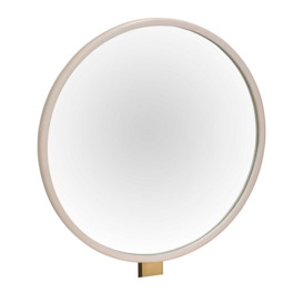 Lucia Gallery Mirror, Round, Neutral Wood - Barker & Stonehouse - thumbnail 1