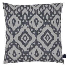 Maroc Grey Cushion, Square Fabric - Barker & Stonehouse