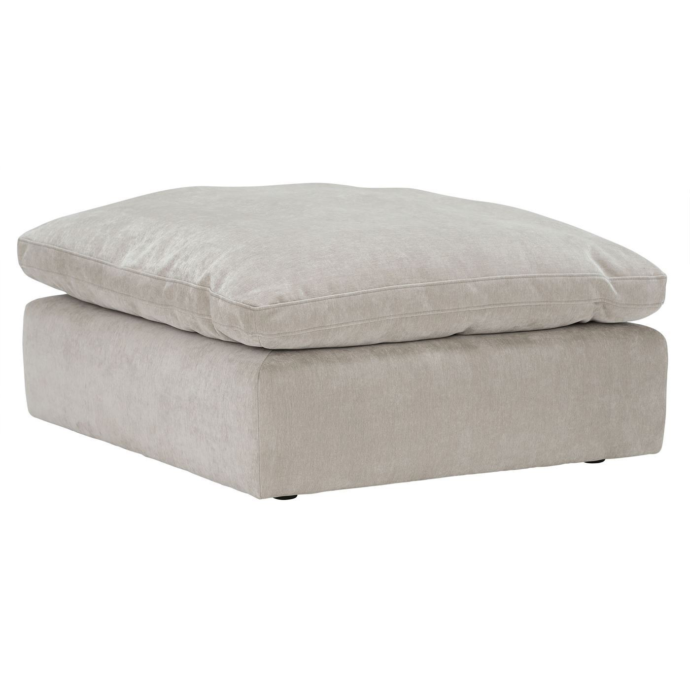 Palermo Ottoman, Grey Fabric - Barker & Stonehouse