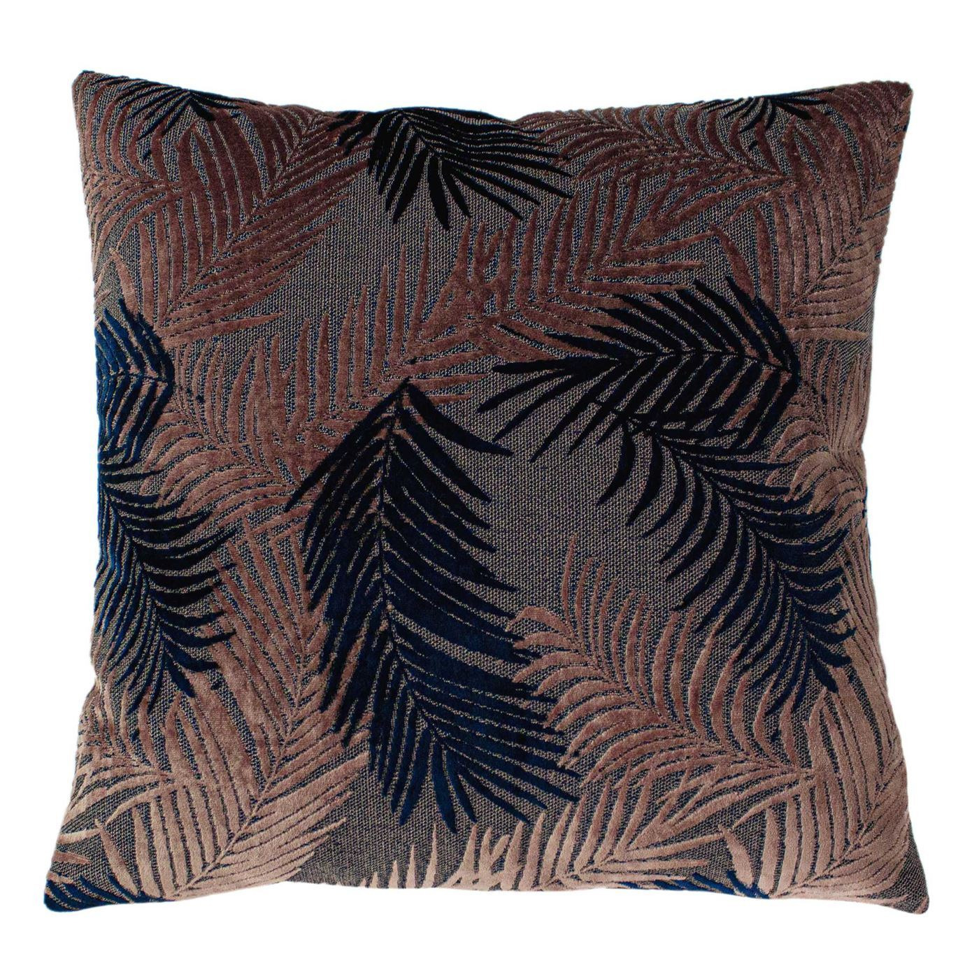 Palm Blush Cushion, Square, Brown Fabric - Barker & Stonehouse - image 1
