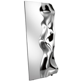 Fiam Phantom Rectangular Mirror 190x90x15cm, Square, Silver Glass - Barker & Stonehouse