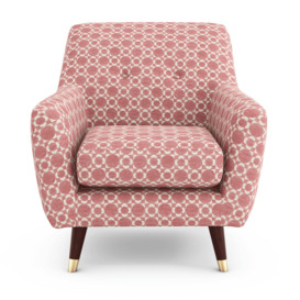 Orla Kiely Rose Armchair, Pink Fabric - Barker & Stonehouse - thumbnail 2