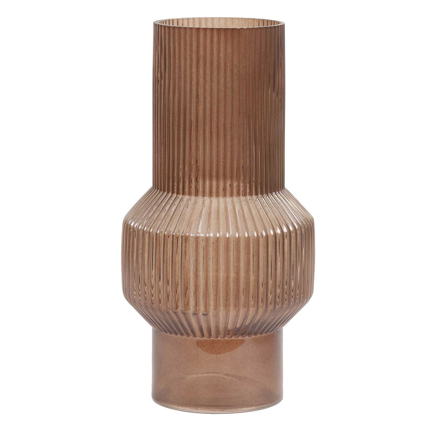 Rust Glass Vase, Brown - Barker & Stonehouse - image 1