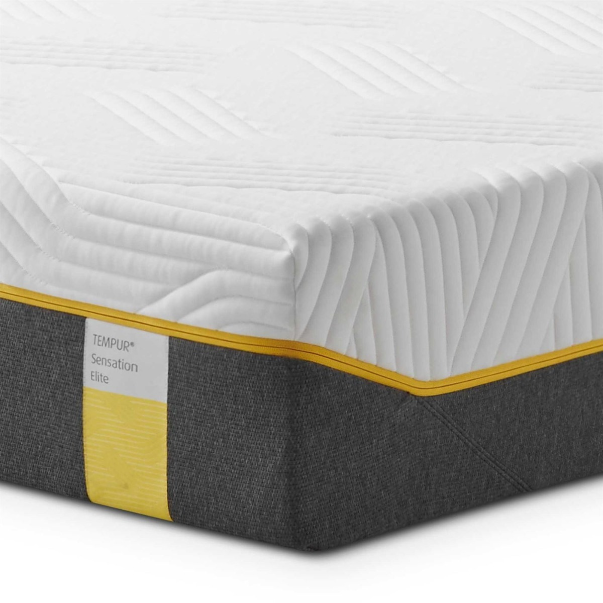 Tempur Sensation Elite 25 King Size Mattress 150x200x25cm, Grey - Barker & Stonehouse