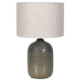 Textured Green Table Lamp - Barker & Stonehouse