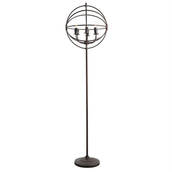 Timothy Oulton Gyro Floor Lamp, Brown Metal - Barker & Stonehouse - image 1