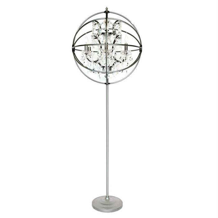 Timothy Oulton Gyro Crystal Floor Lamp, Neutral Metal - Barker & Stonehouse - image 1