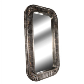 Timothy Oulton Rex Mirror Tall, Square, Neutral Metal - Barker & Stonehouse