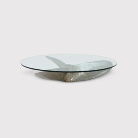 Timothy Oulton Junk Art Propeller Round Coffee Table Small, Silver Glass - Barker & Stonehouse - thumbnail 1