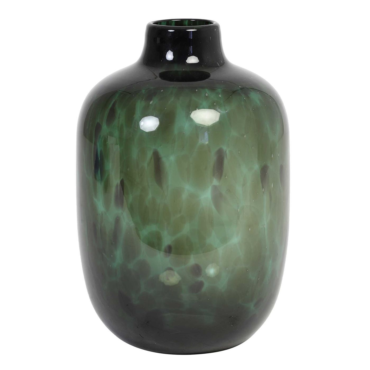 Green Tortoise Vase Glass - Barker & Stonehouse - image 1