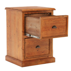 Villiers 2 Drawer Filing Cabinet, Pine Wood - Barker & Stonehouse - thumbnail 3