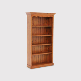 Villiers Medium 5 Shelf Bookcase, Brown - Barker & Stonehouse
