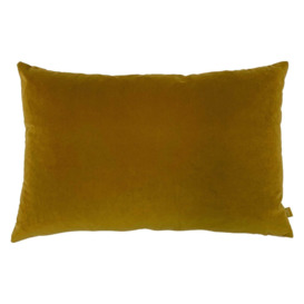 Velvet Mustard Cushion, Square, Yellow Fabric - Barker & Stonehouse - thumbnail 2