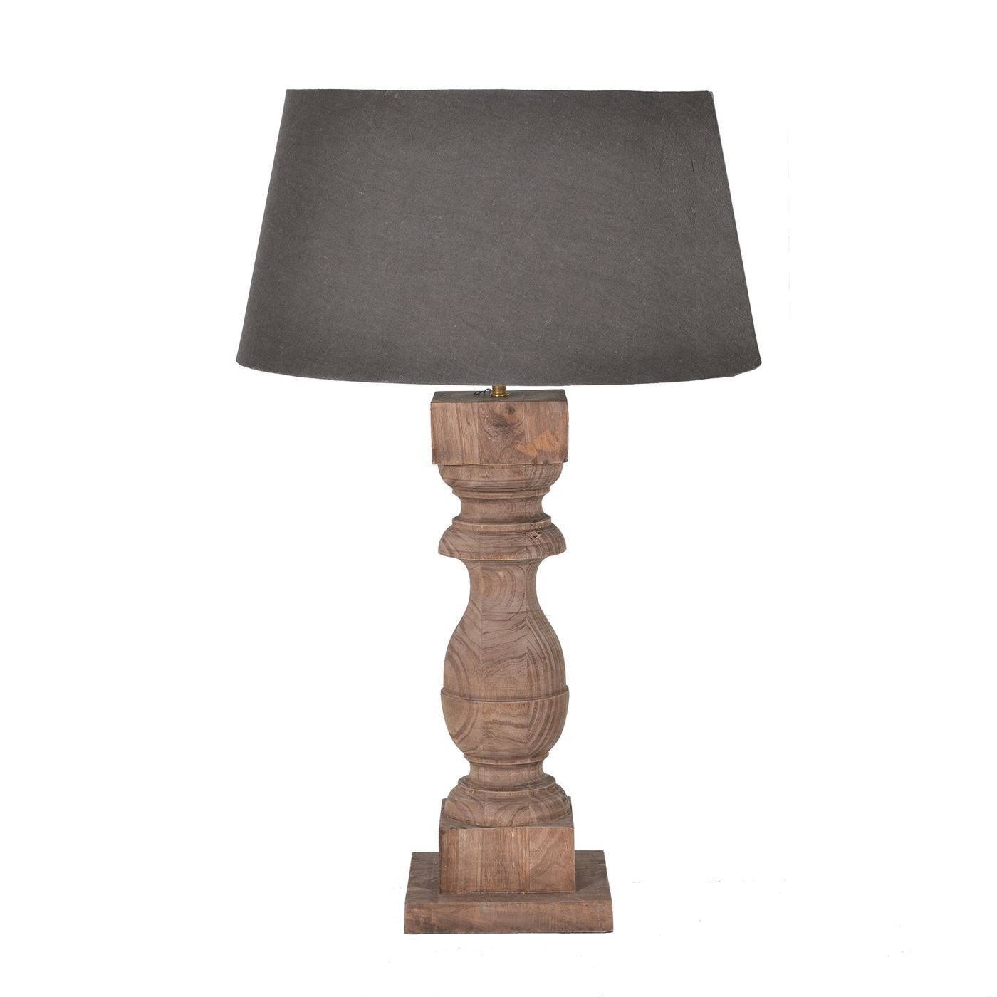 Weathered Wood Table Lamp, Neutral - Barker & Stonehouse - image 1