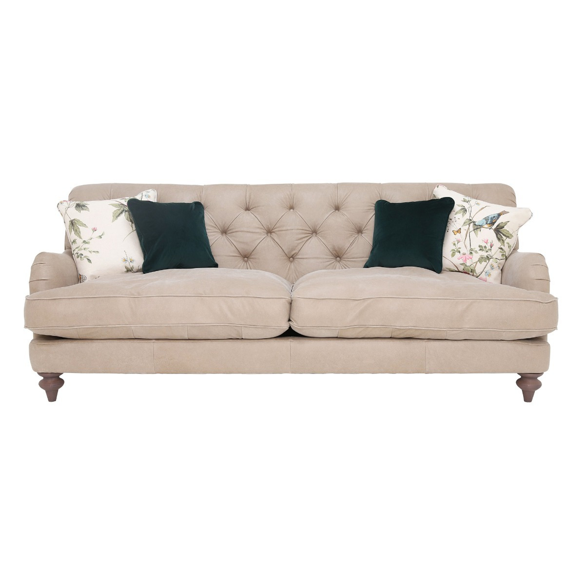 Windermere Large Sofa, Brown Leather - Barker & Stonehouse - image 1