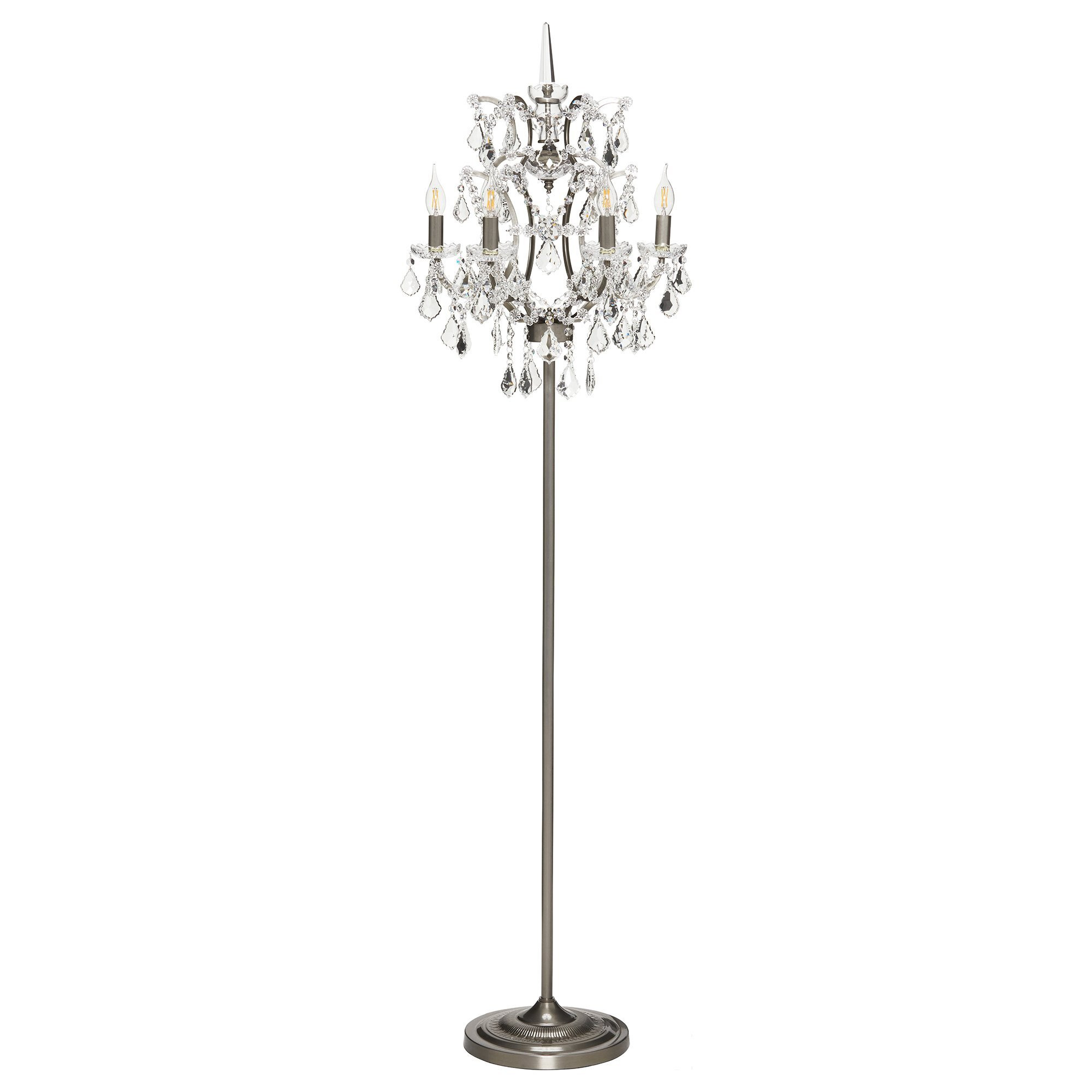 Timothy Oulton Crystal Floor Lamp, Neutral Metal - Barker & Stonehouse - image 1